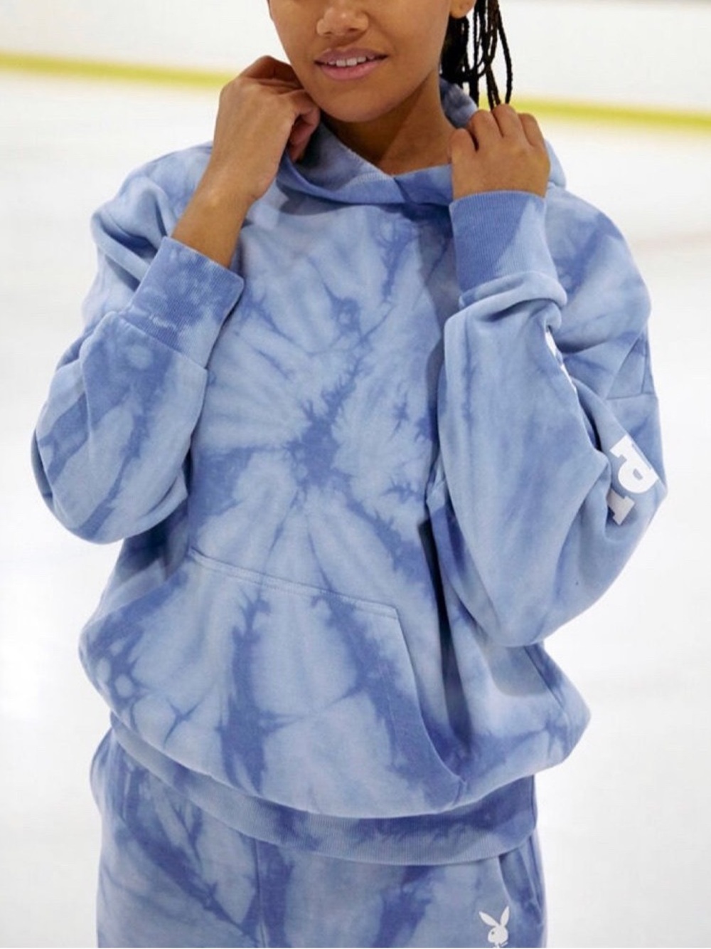 Playboy by Pacsun Spiral Dye Bunny Hoodie